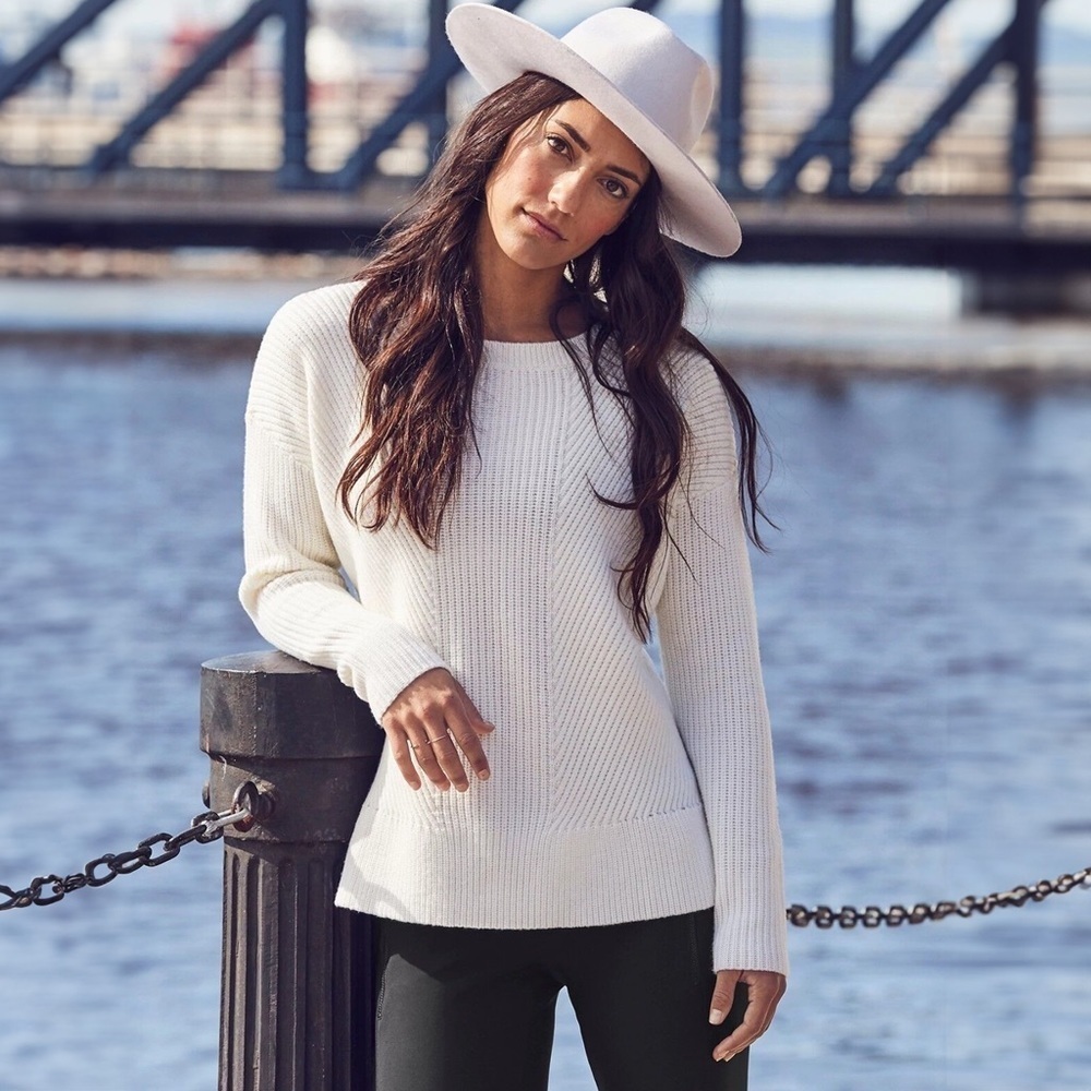 Athleta - Merino Tunic Sweater - White